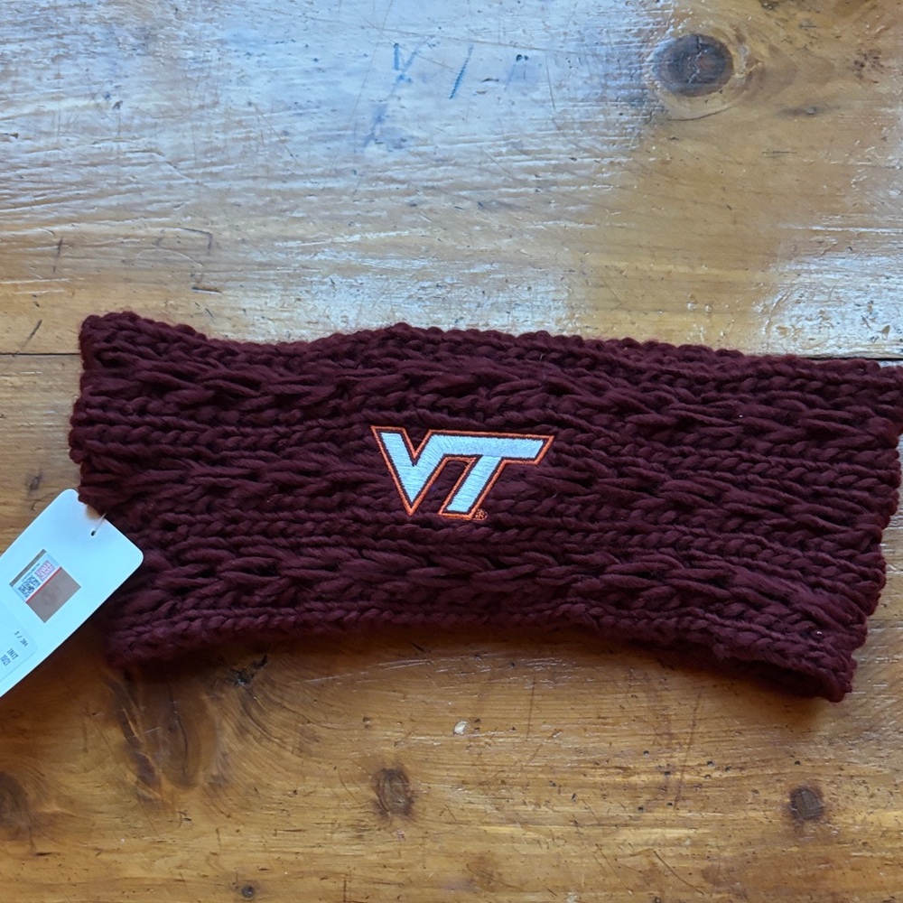 VT Maroon Knit Headband